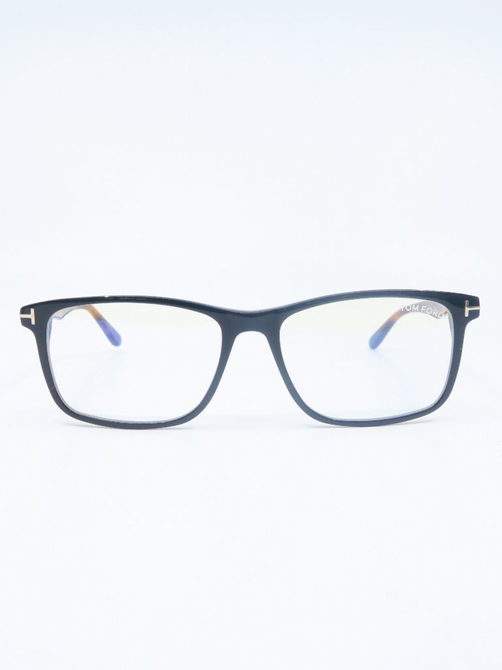 Tom Ford TF5752-B 005 55mm Black Rectangular, New Unisex Eyeglasses Frames.